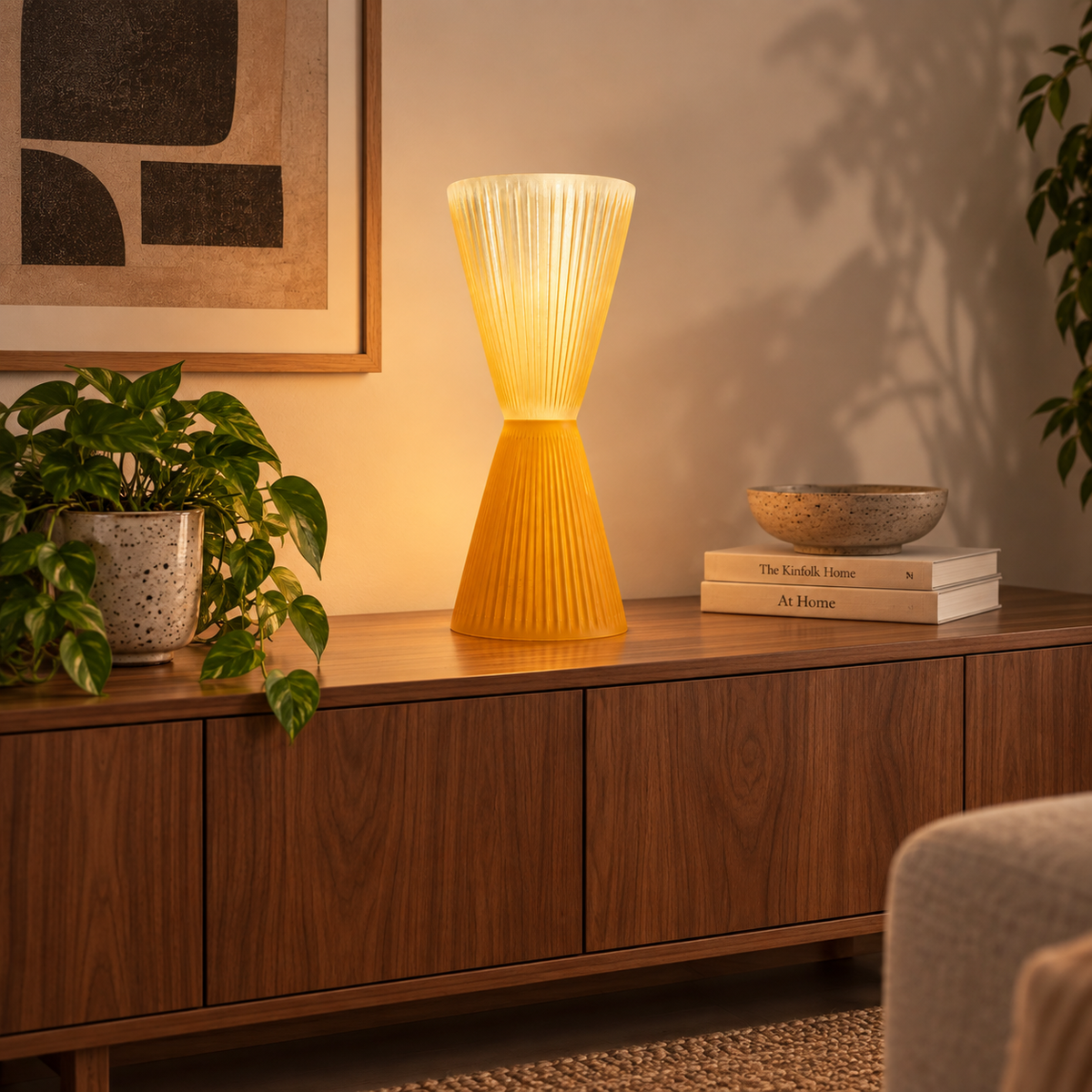 Lámpara de Mesa Sand Lamp - Ámbar
