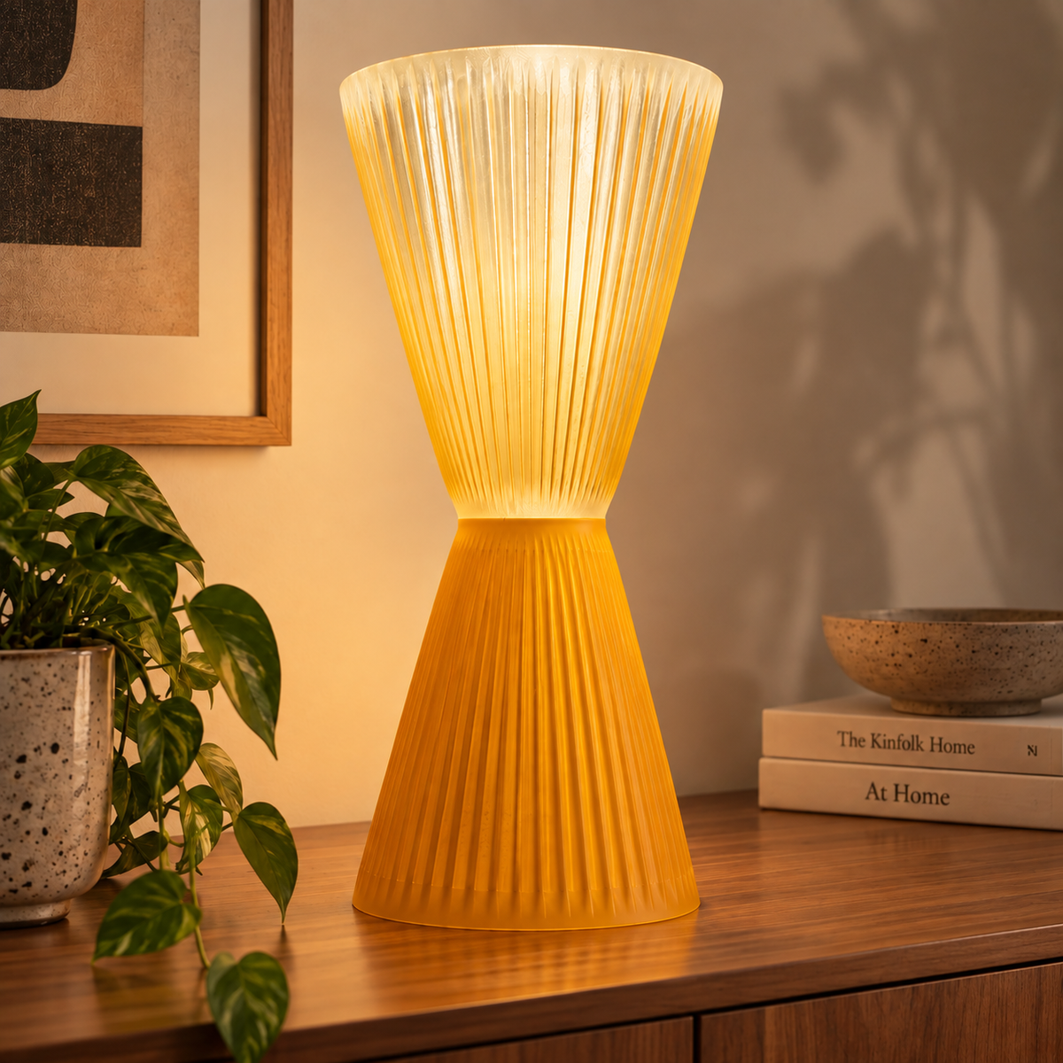 Lámpara de Mesa Sand Lamp - Ámbar