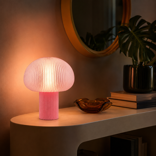 Lámpara Fungi - Rosado
