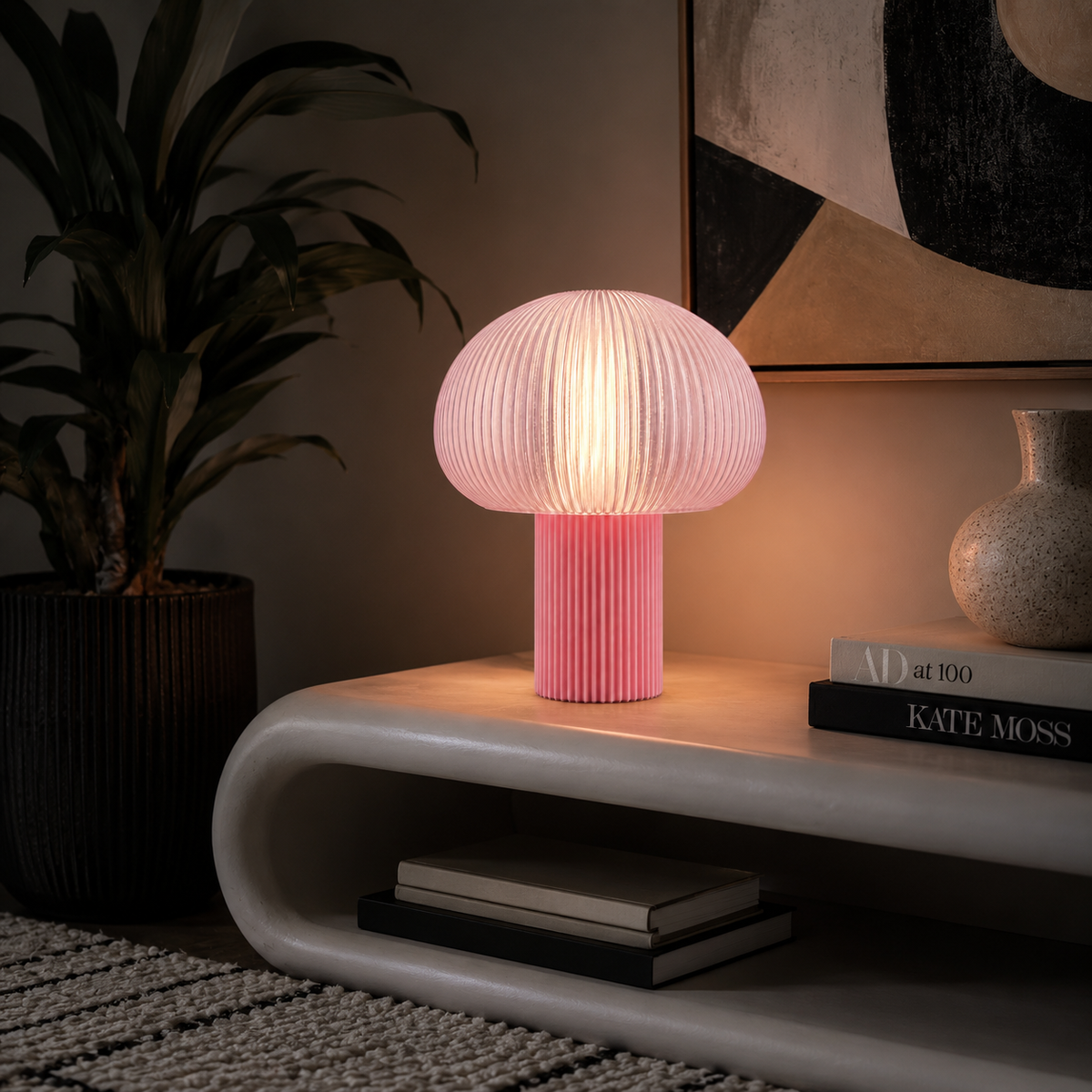 Lámpara Fungi - Rosado
