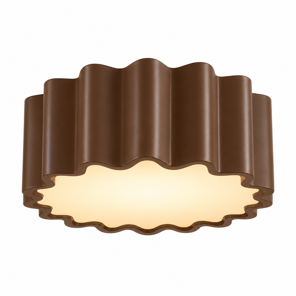 Lámpara de Techo Plafón Flora - Chocolate