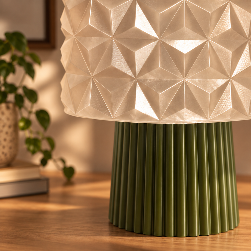 Lámpara de Mesa Diamond - Verde Olivo