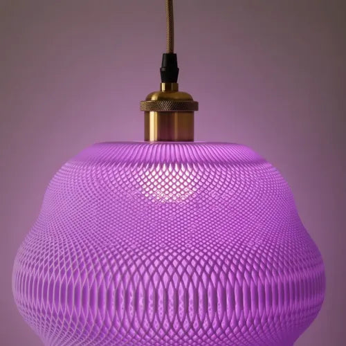 Lámpara colgante Botanic Lamp Lila SLVJE, ideal como lámpara de techo para comedor, cocina o living