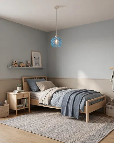 Lámpara Colgante Holo Lamp - Celeste