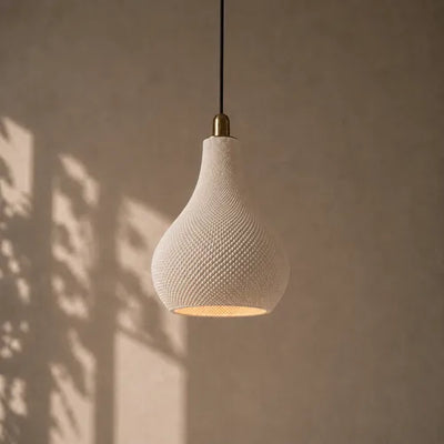 Lámpara colgante Indigo Blanco SLVJE, ideal como lámpara de techo para el comedor o el living