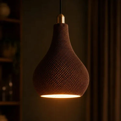 Lámpara Colgante Indigo Marrón SLVJE ambiente