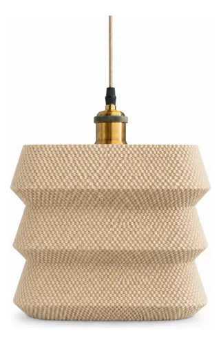Lámpara Colgante Layer Basket Lamp Beige SLVJE ambiente