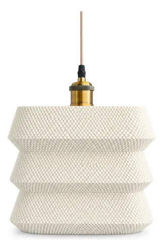 Lámpara colgante Layer Basket Lamp Blanco SLVJE, ideal como lámpara de techo para comedor o cocina
