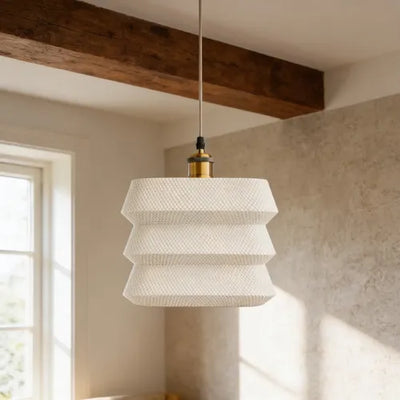 Lámpara Colgante Layer Basket Lamp Blanco SLVJE ambiente