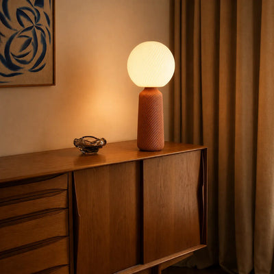 Lámpara Sole Alta Terracota SLVJE ambiente
