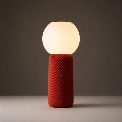 Lámpara de mesa Sole Terracota SLVJE, perfecta para el velador o el escritorio