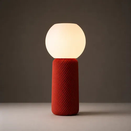 Lámpara de mesa Sole Terracota SLVJE, perfecta para el velador o el escritorio