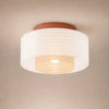 Lámpara de Techo Plafón Órbita - Blanco/Beige